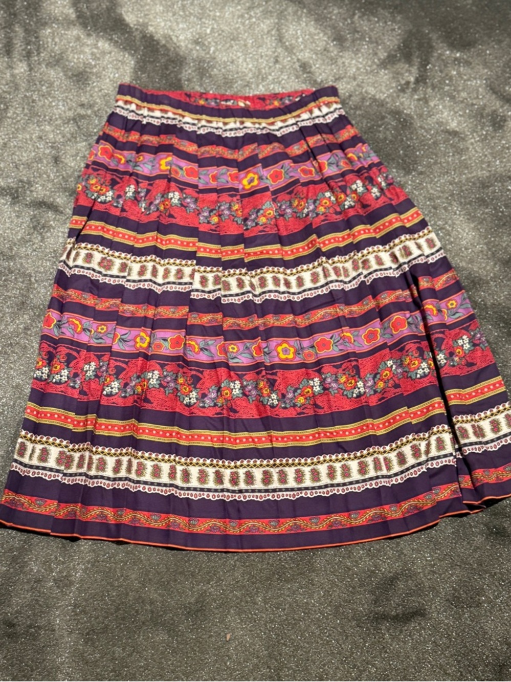 Susan Bristol vintage 80s pleated skirt